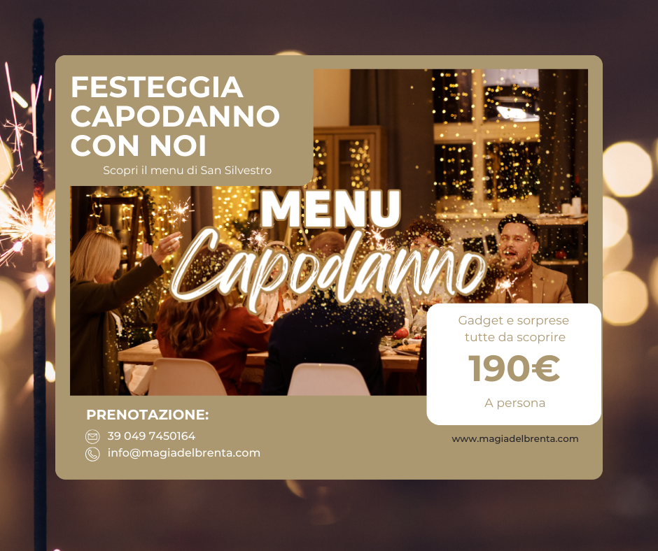 Cenone di Capodanno: Scopri il Menu