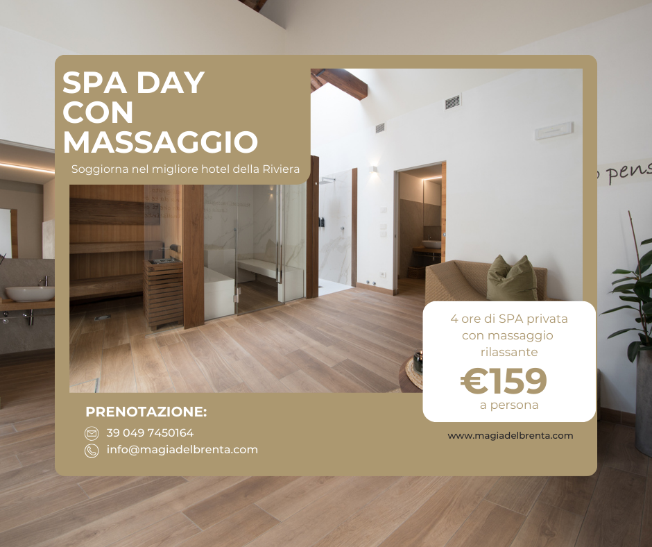 Pacchetto spa day con massaggio